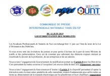 COMMUNIQUE DE PRESSE DU 12 JUIN / LOI LOM