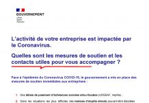 COVID-19 – Mesures financières