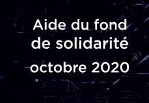COVID : Aide du fond de solidarité Octobre 2020