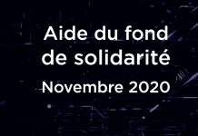 COVID : Aide du fond de solidarité Novembre 2020